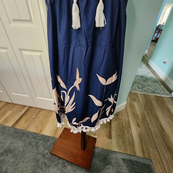 NWT CupShe Navy Casual Dress/Swimsuit Coverup Medium - Picture 3 of 10